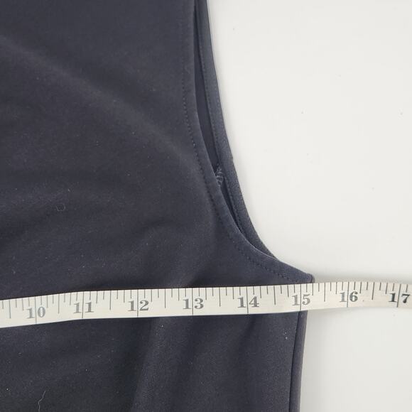 J. Crew 365 Ponte Ruched Dress Size 4 Black Pencil Midi Luxury Career Wear - Picture 9 of 11